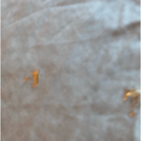 Spense Golden Palm Tree V-Neck Blouse Size Large - Picture 6 of 7